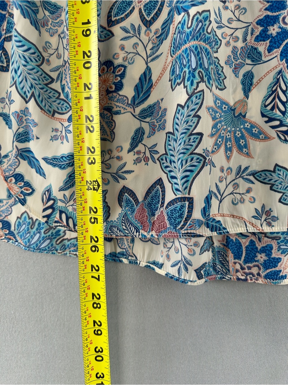 π5 for $45π Rose olive top blouse shirt size L - Picture 5 of 8